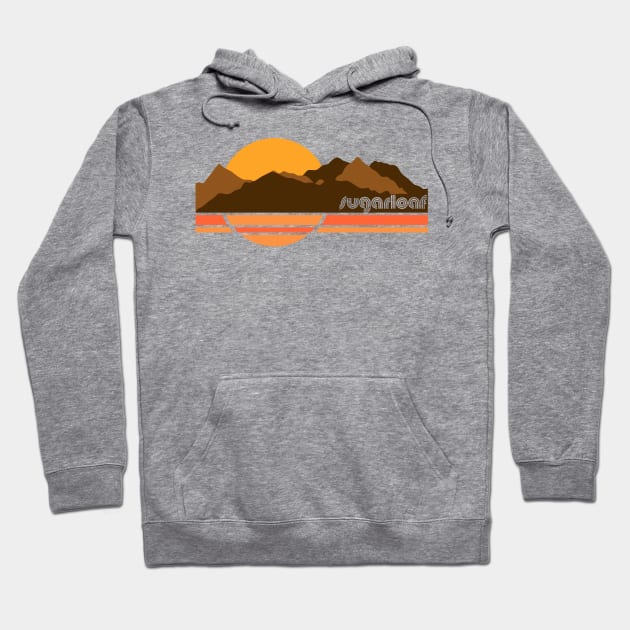 Sugarloaf Retro 70s Tourist Souvenir Hoodie by darklordpug